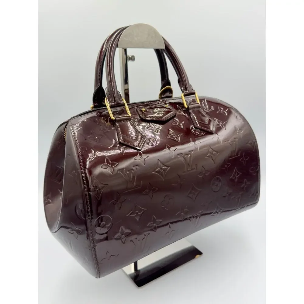 Louis Vuitton Monogram Vernis Montana Handbag Amarante Purple 2013 Pristine